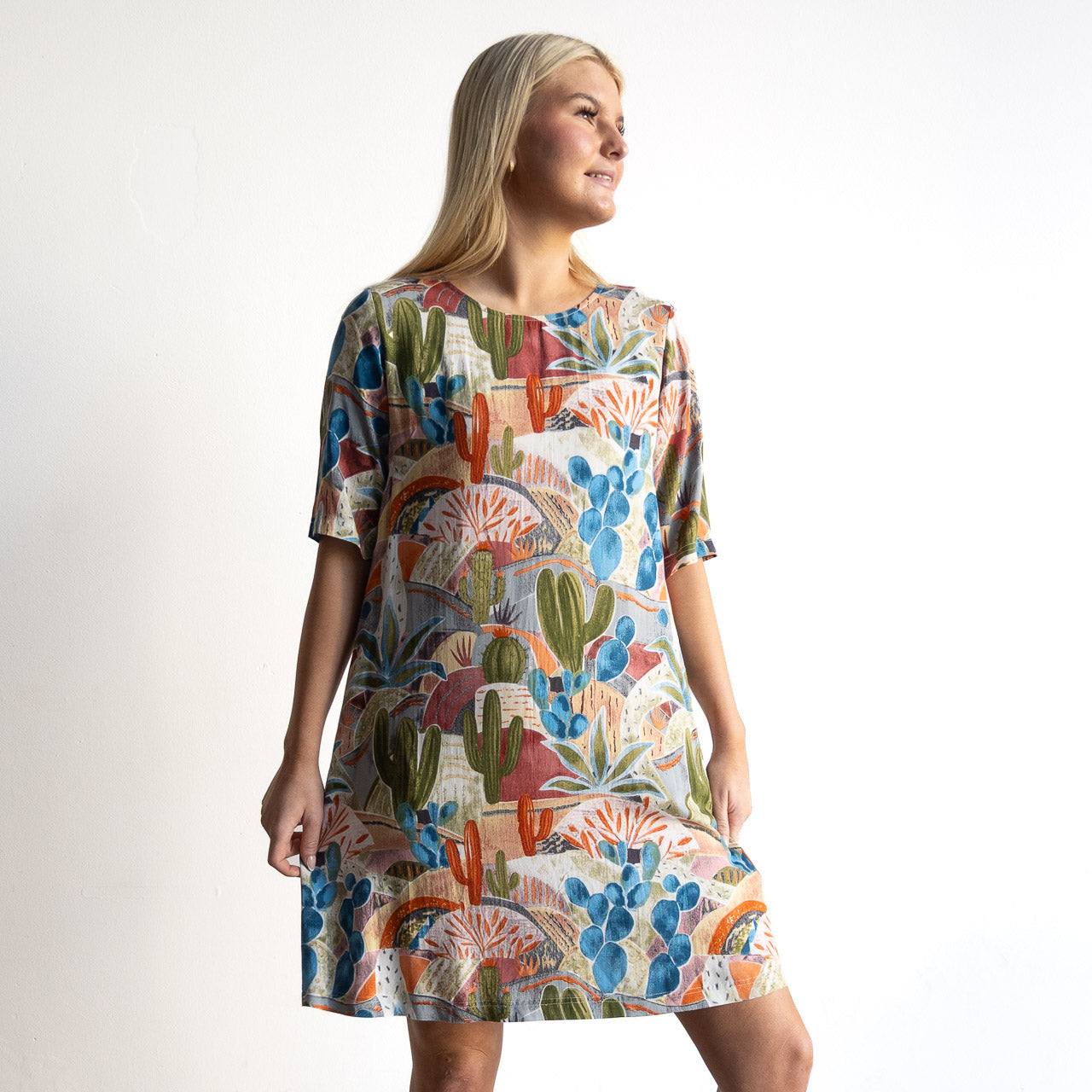 Contemporary Shift Dress - Desert - 21878