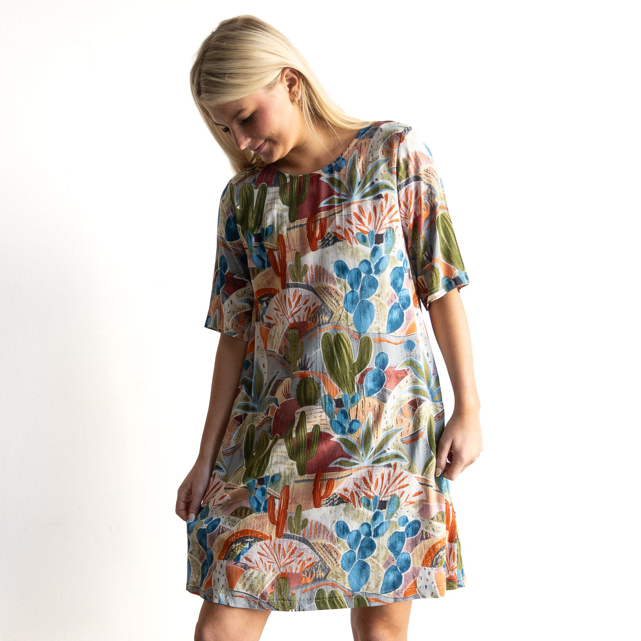 Contemporary Shift Dress - Desert - 21878