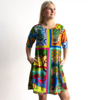 Contemporary Shift Dress - Le Moulin - 40277