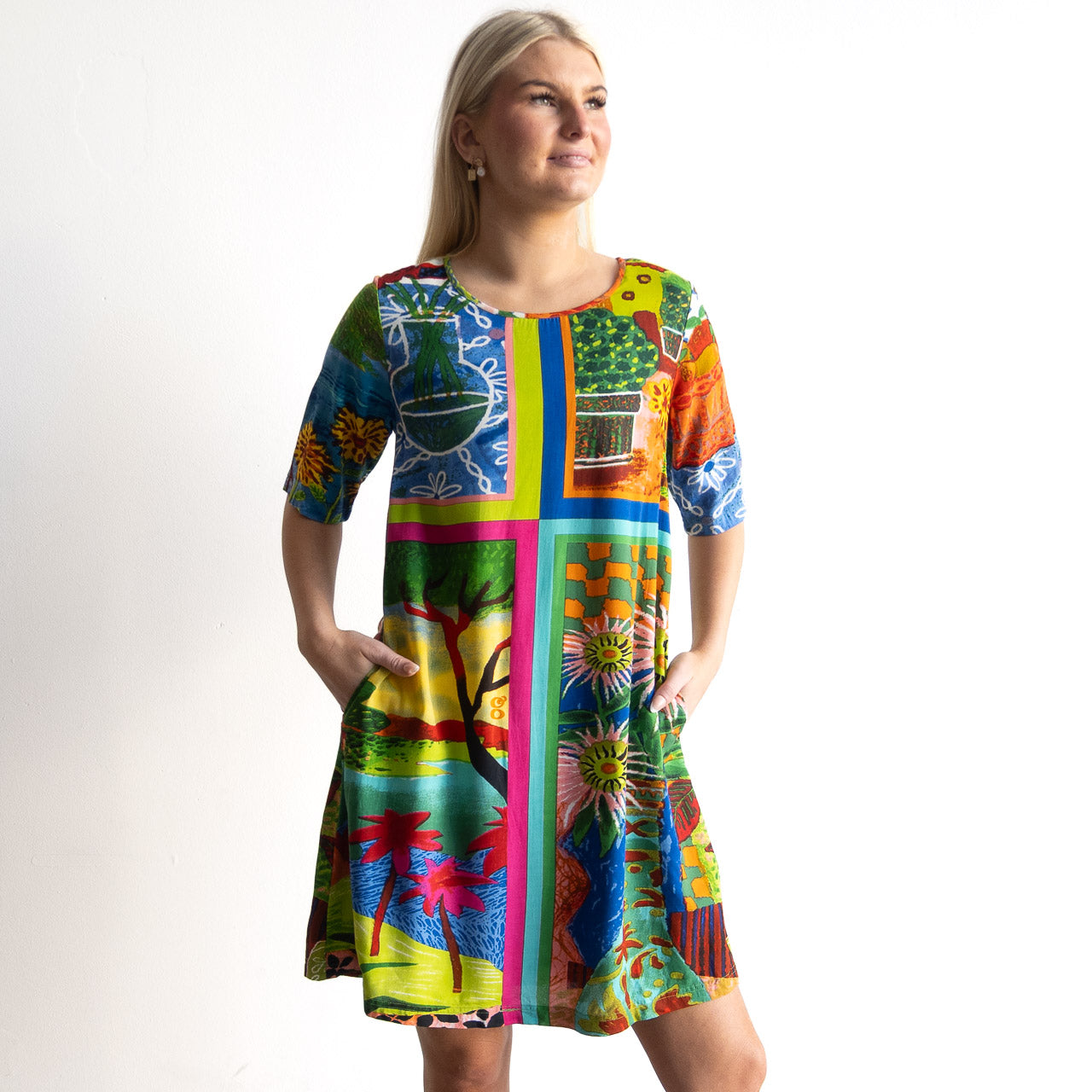 Contemporary Shift Dress - Le Moulin - 40277