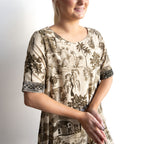 Contemporary Shift Dress - Loumarin - 40324
