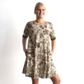 Contemporary Shift Dress - Loumarin - 40324