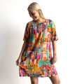 Contemporary Shift Dress - Moorish - 21878