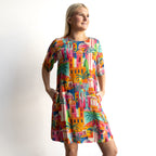 Contemporary Shift Dress - Moorish - 21878