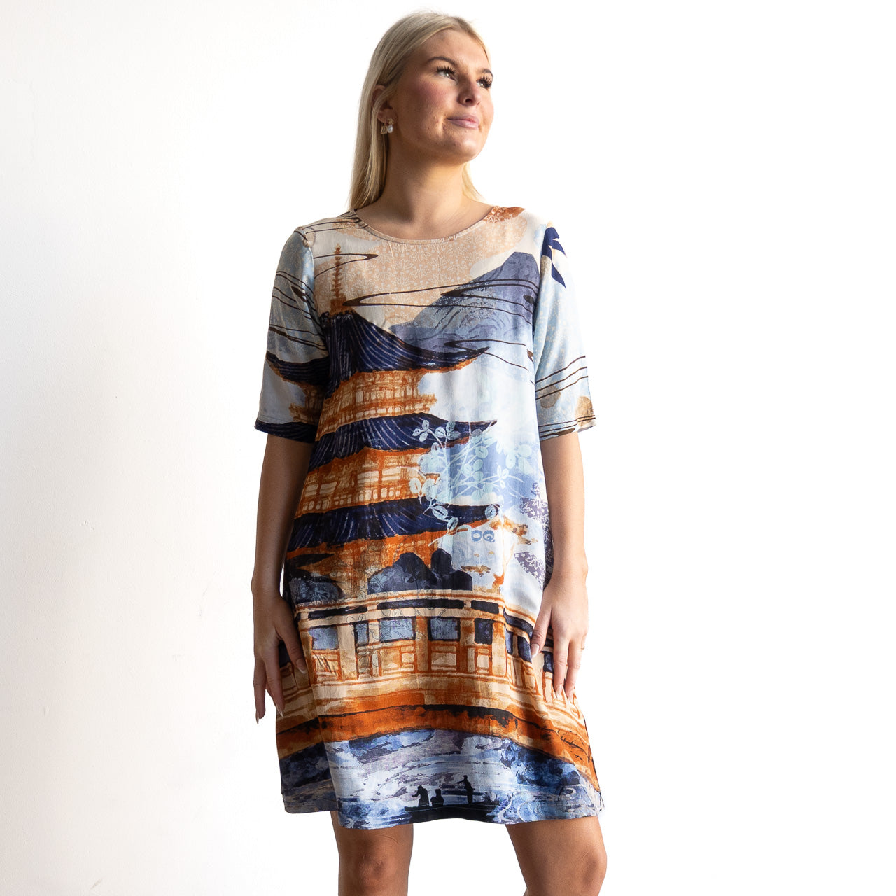 Contemporary Shift Dress - Nanjing - 61060