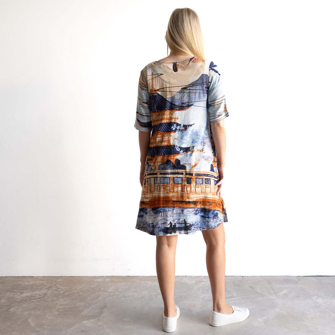 Contemporary Shift Dress - Nanjing - 61060