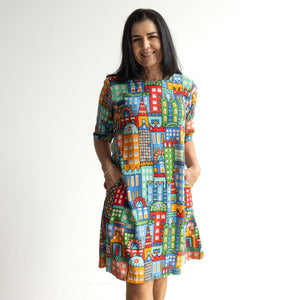 Contemporary Shift Dress by Orientique Australia - City - 20149C
