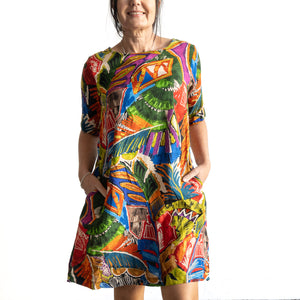 Contemporary Shift Dress by Orientique Australia - Torgua - 91255