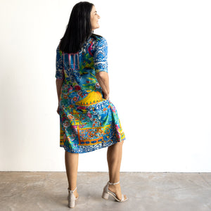 Contemporary Shift Dress by Orientique Australia - Okayama - 40189