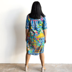 Contemporary Shift Dress by Orientique Australia - Okayama - 40189