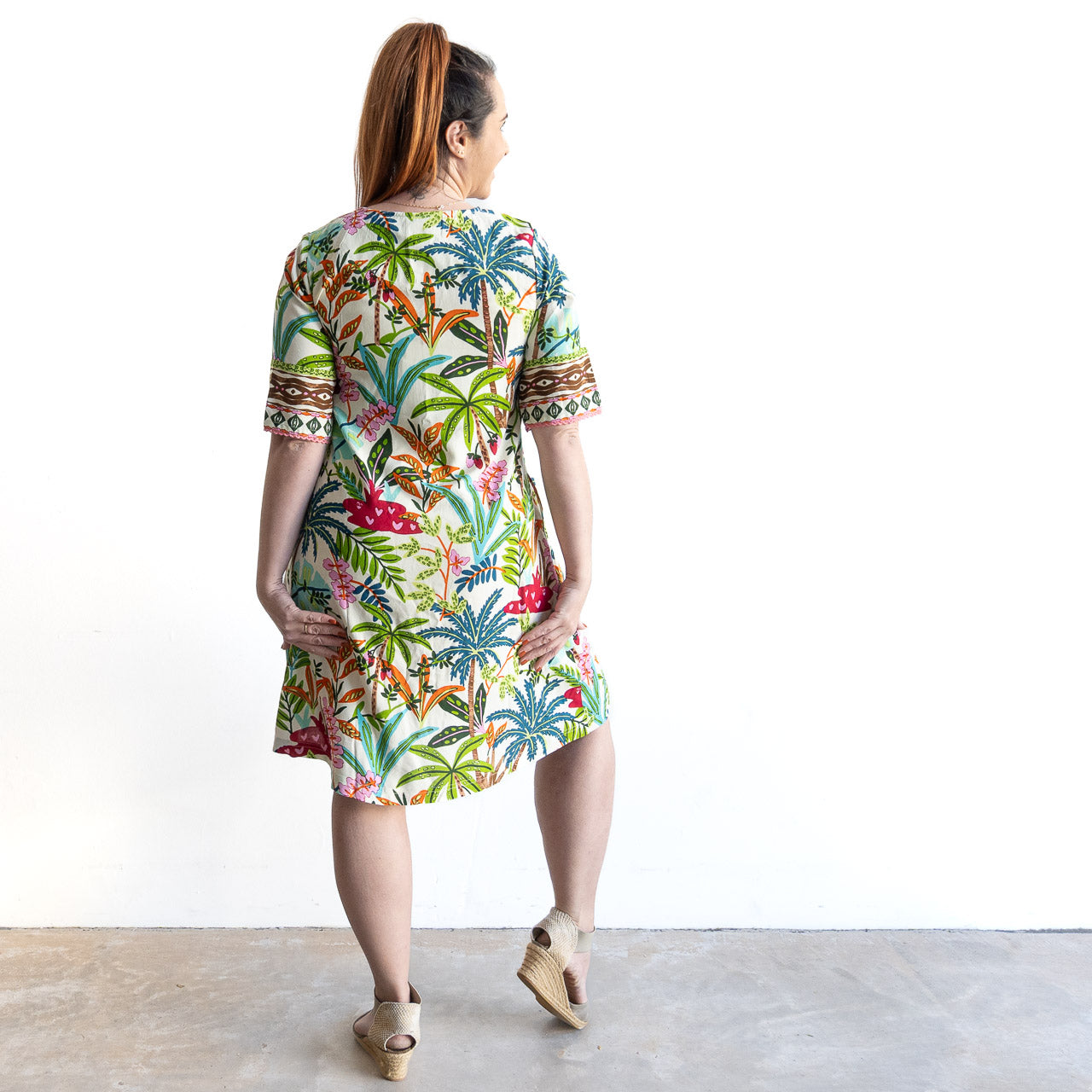 Contemporary Shift Dress by Orientique Australia - Ovahe - 30164