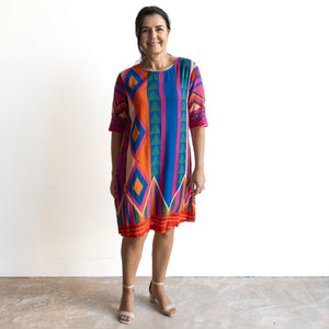 Contemporary Shift Dress by Orientique Australia - Jacuma - 20127