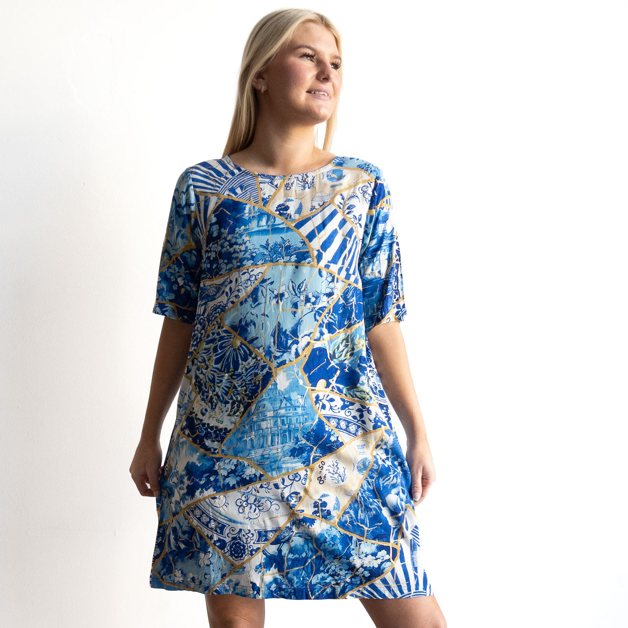 Contemporary Shift Dress - 50 Years Oriental - 30258