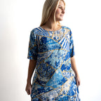 Contemporary Shift Dress - 50 Years Oriental - 30258