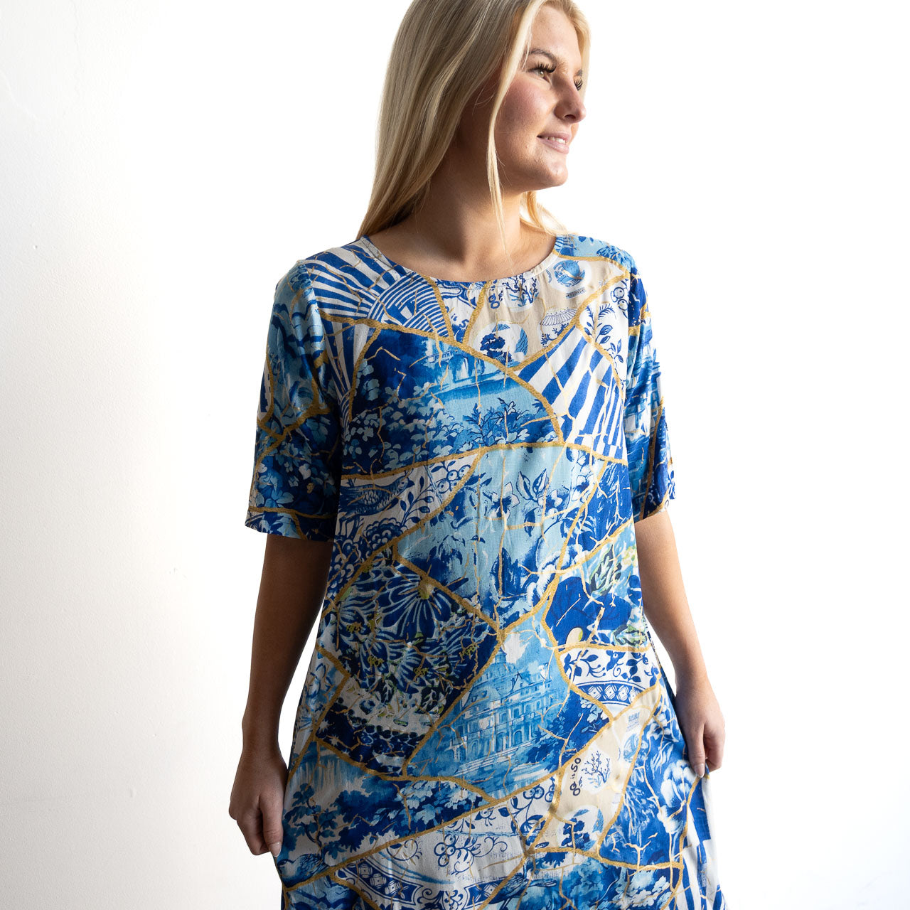 Contemporary Shift Dress - 50 Years Oriental - 30258