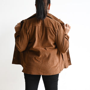Corduroy Shirt Jacket by Orientique Australia - 22909