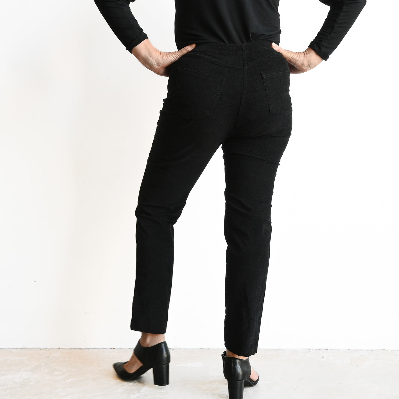 Cotton Corduroy Stretch Jeggings by Orientique - 2699