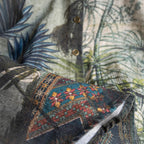 Cotton Corduroy Shirt Blouse by Orientique - Tropical Jungle - 72569