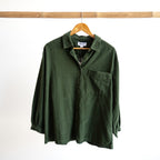 Cotton Corduroy Button-Through Shirt by Orientique - 23148