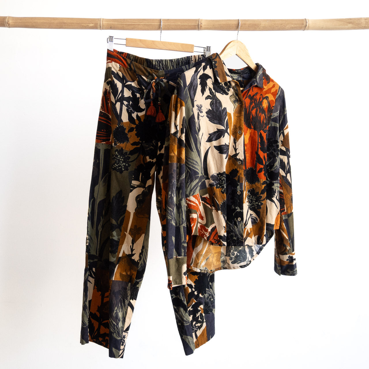 Cotton Corduroy Button-Through Shirt by Orientique - Dagomba - 32465