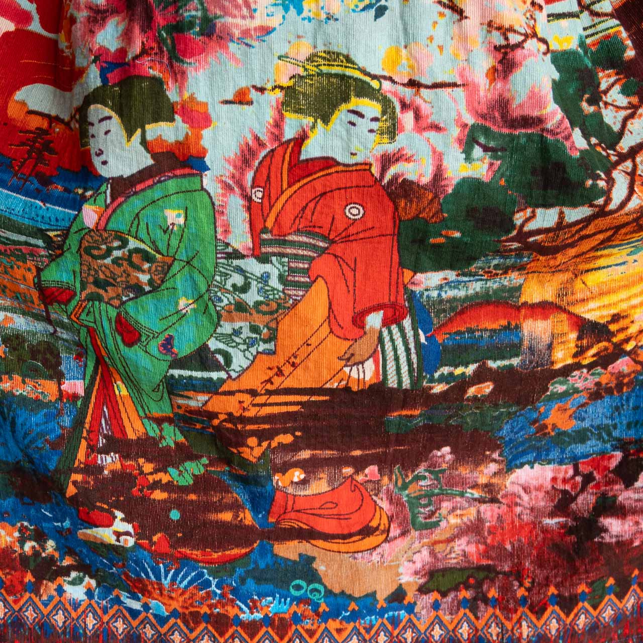 Cotton Corduroy Midi Shirt Dress by Orientique - Nippori - 61774