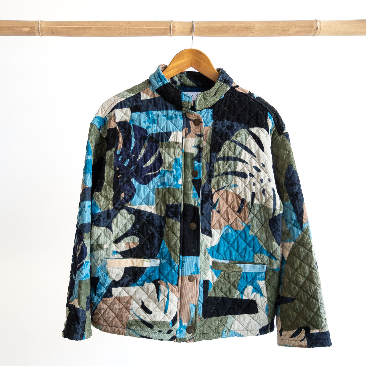 Cotton Corduroy Quilted Jacket by Orientique - Panama - 23137