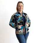 Cotton Corduroy Quilted Jacket by Orientique - Panama - 23137