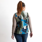 Cotton Corduroy Quilted Reversible Vest by Orientique - Panama - 23136