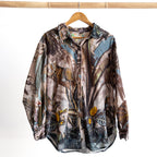 Cotton Corduroy Button-Through Shirt by Escape - Almasa - 32498