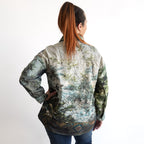 Cotton Corduroy Shirt Blouse by Orientique - Tropical Jungle - 72569