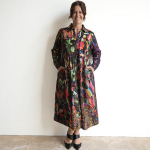 Cotton Corduroy Shirt Dress by Orientique Australia - Jungle - 71556