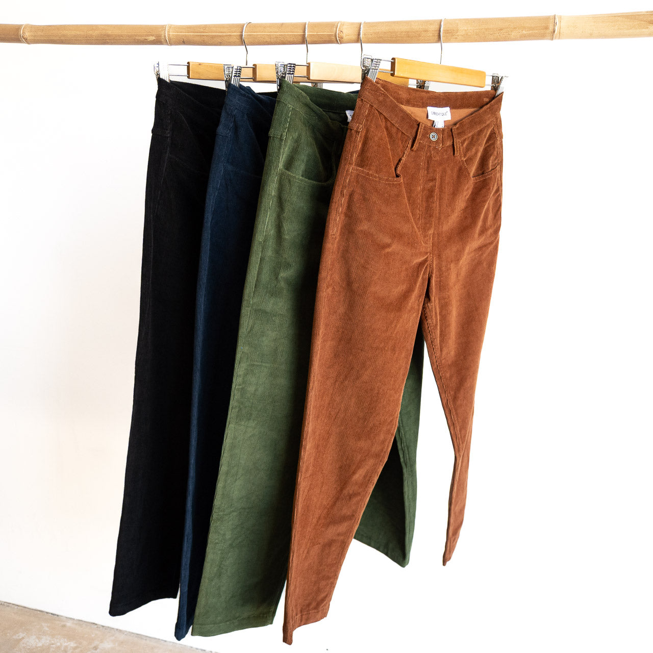 Cotton Corduroy Stretch Jeans by Orientique - 2698