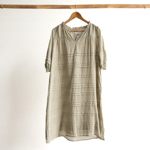 Cotton Gauze Layered Shift Dress by Orientique Australia - 51908