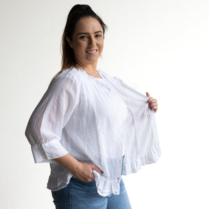 Cotton Gauze Light Layer Top by Orientique Australia - 52709