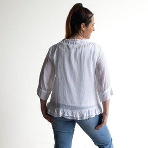 Cotton Gauze Light Layer Top by Orientique Australia - 52709