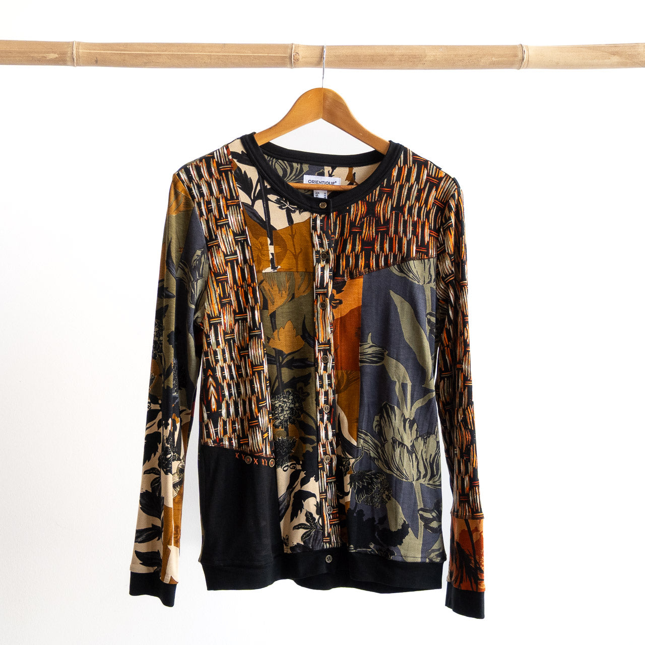 Cotton Jersey Cardigan by Orientique - Dagomba - 32463