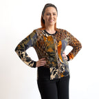 Cotton Jersey Cardigan by Orientique - Dagomba - 32463