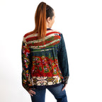 Jersey Knit Cardigan by Orientique Australia - Zapotec - 32480
