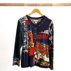 Jersey Knit Cardigan by Orientique Australia - Zapotec - 32480