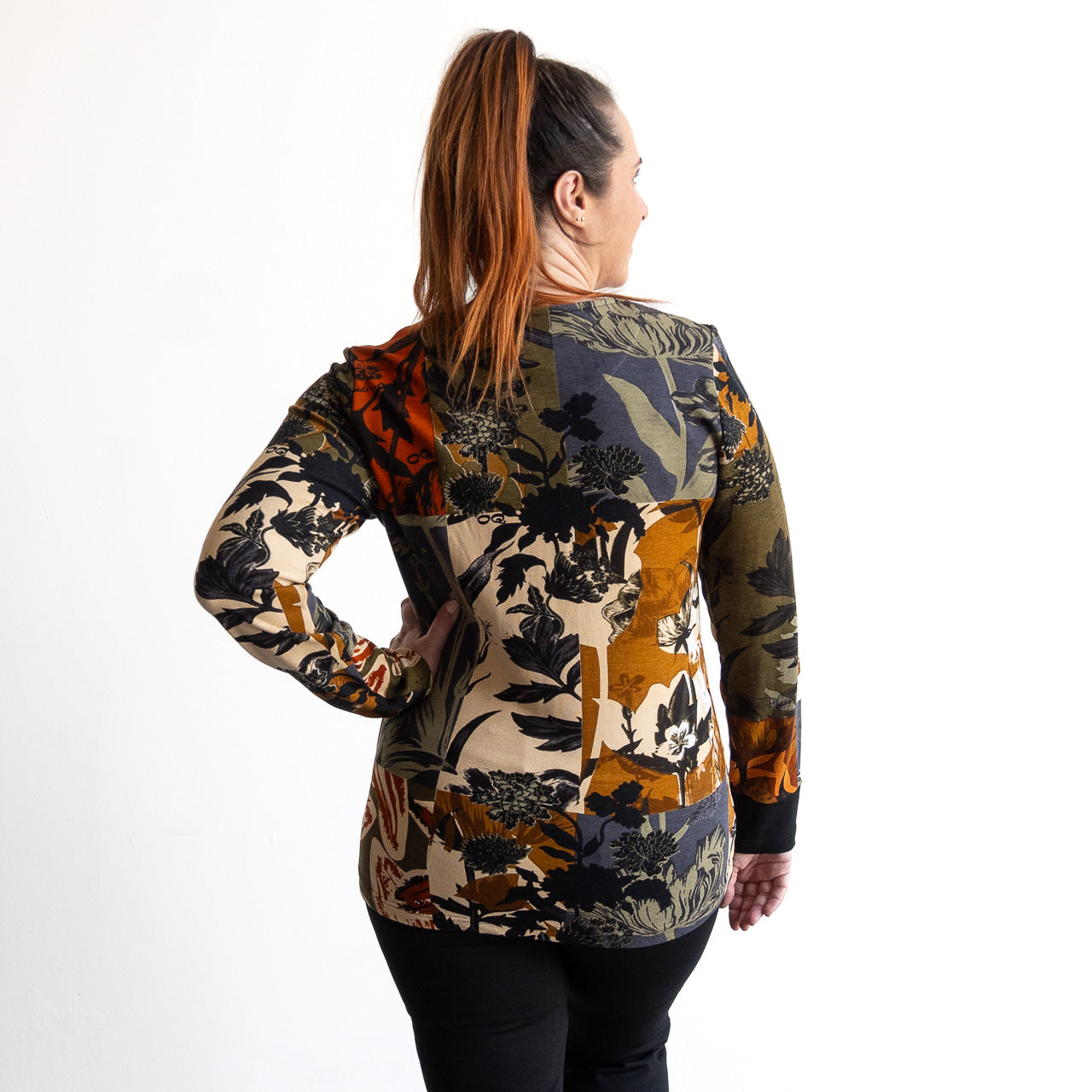 Cotton Jersey Winter T-Shirt by Orientique - Dagomba - 32464