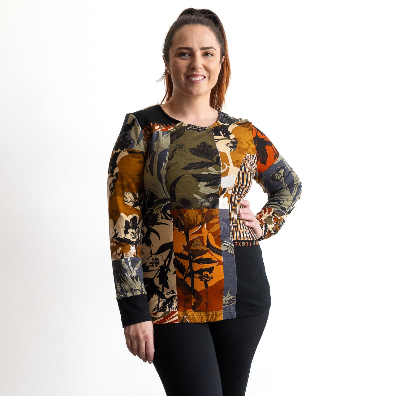 Cotton Jersey Winter T-Shirt by Orientique - Dagomba - 32464