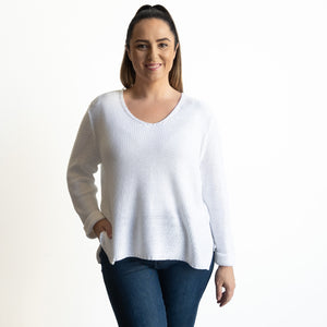 Cotton Knit Jumper Top