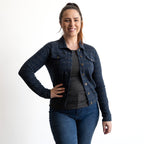 Cotton Knit Stretch Jacket by Orientique - Maluku - 23119