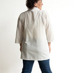 Cotton Kurta Tunic Top by KOBOMO Cotton Classics