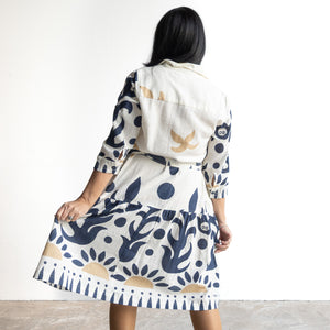 Cotton Shirt Dress by Orientique Australia - Nazca - 40194