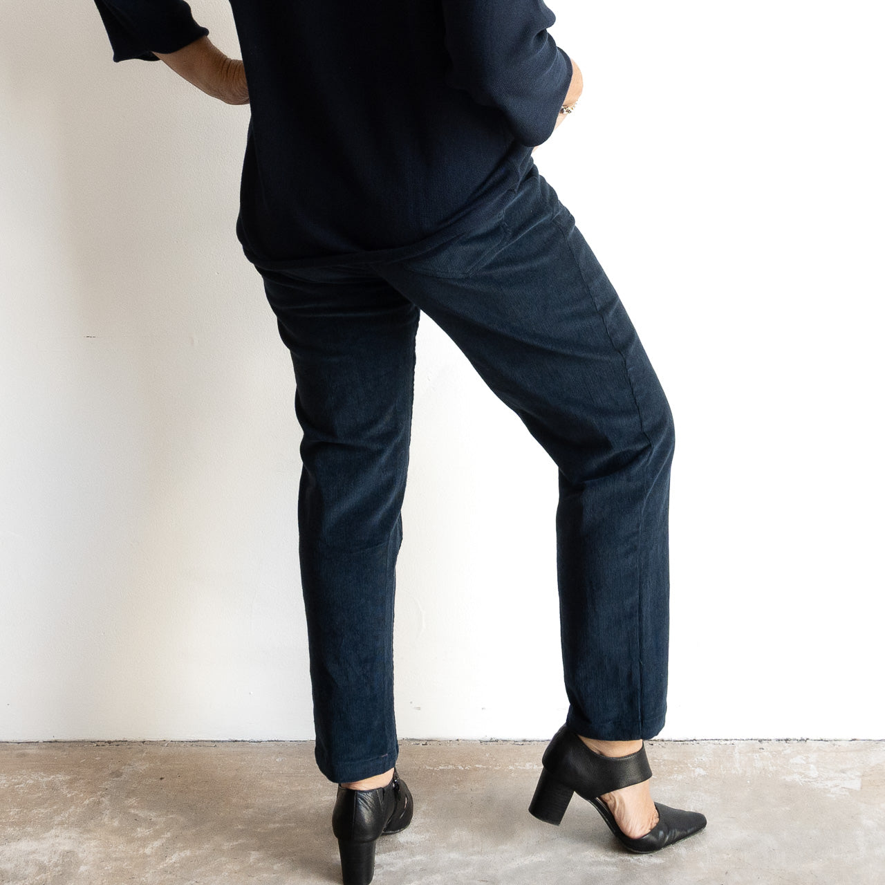 Cotton Corduroy Stretch Jeans by Orientique - 2698