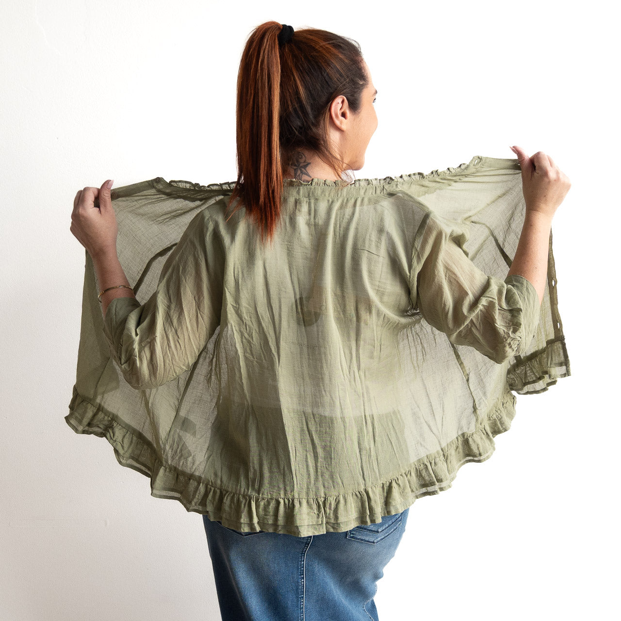 Cotton Gauze Light Layer Top - 52719