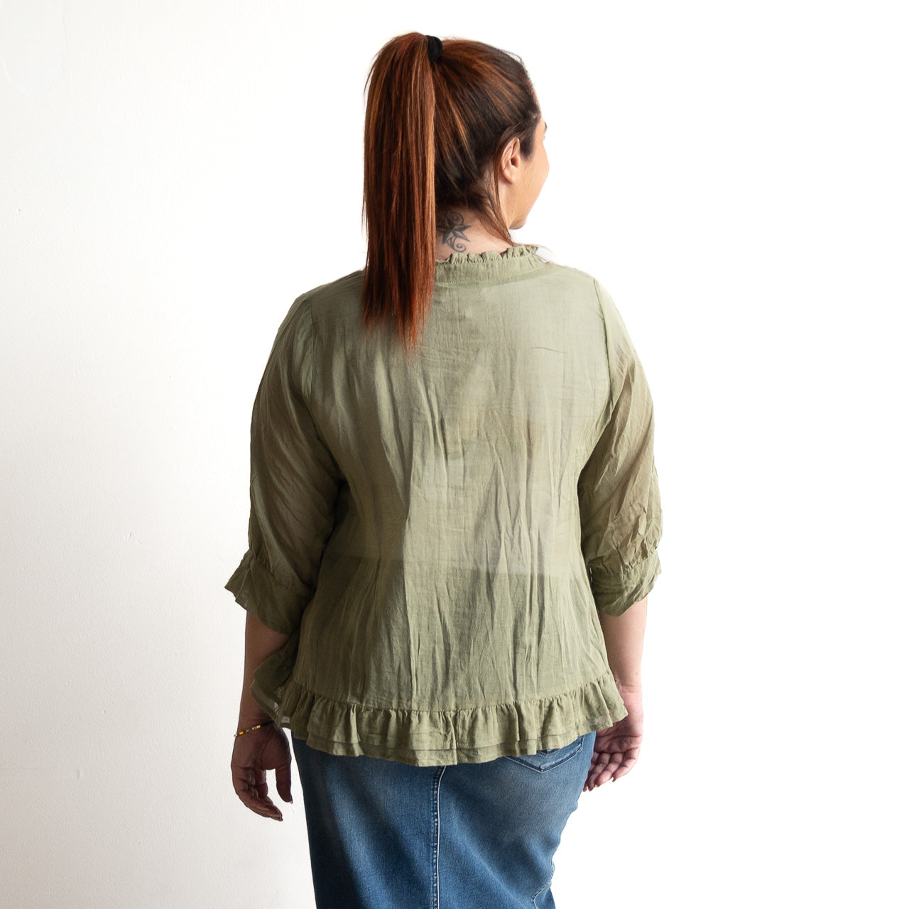 Cotton Gauze Light Layer Top - 52719