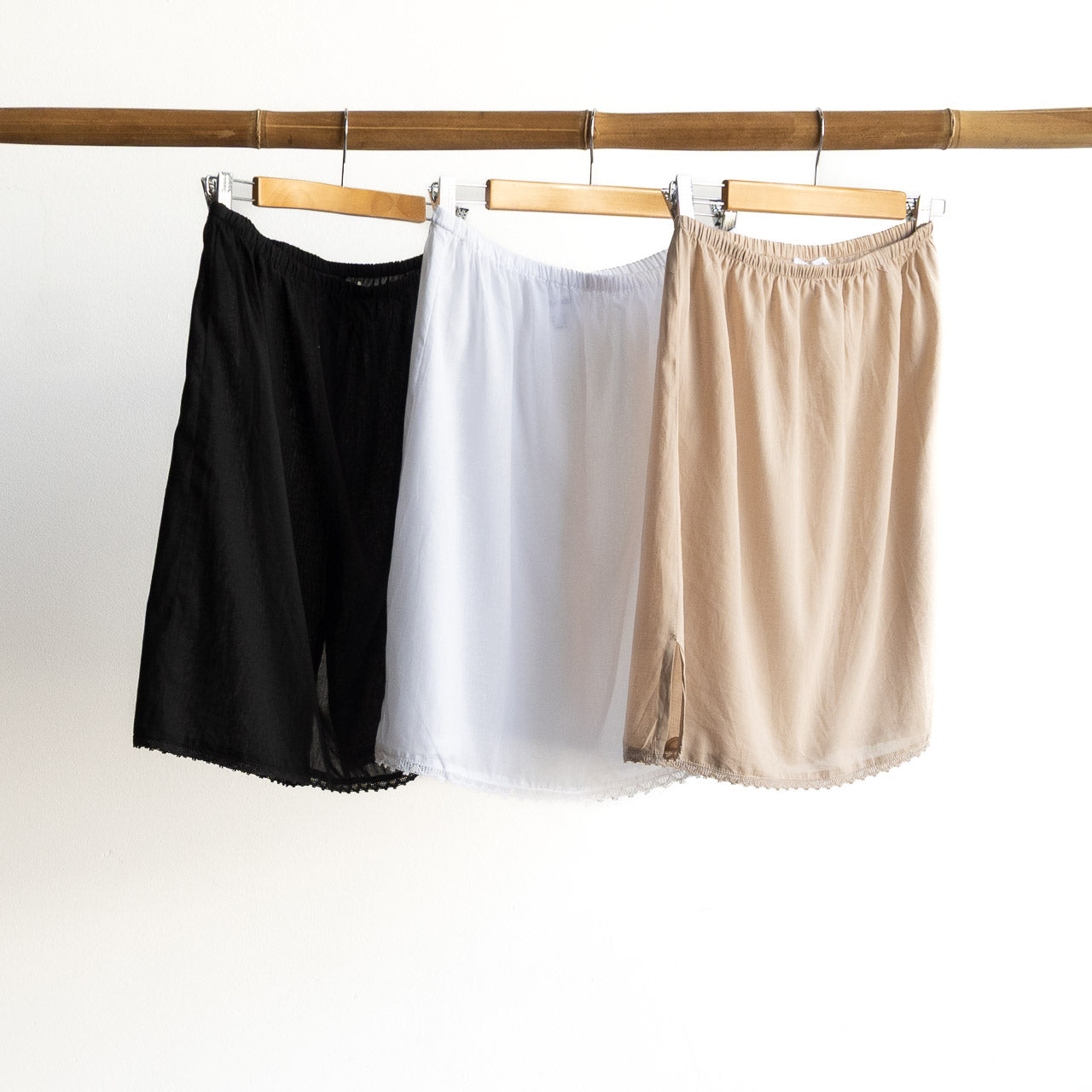 Cotton Half Slip Skirt