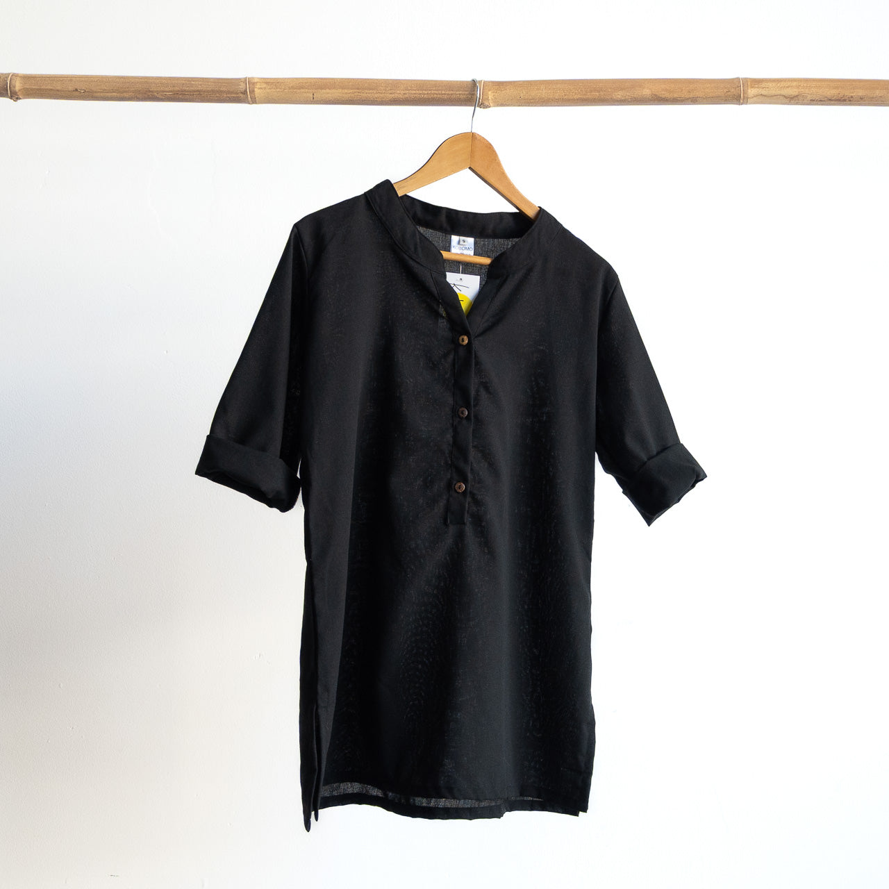 Cotton Kurta Tunic Top by KOBOMO Cotton Classics